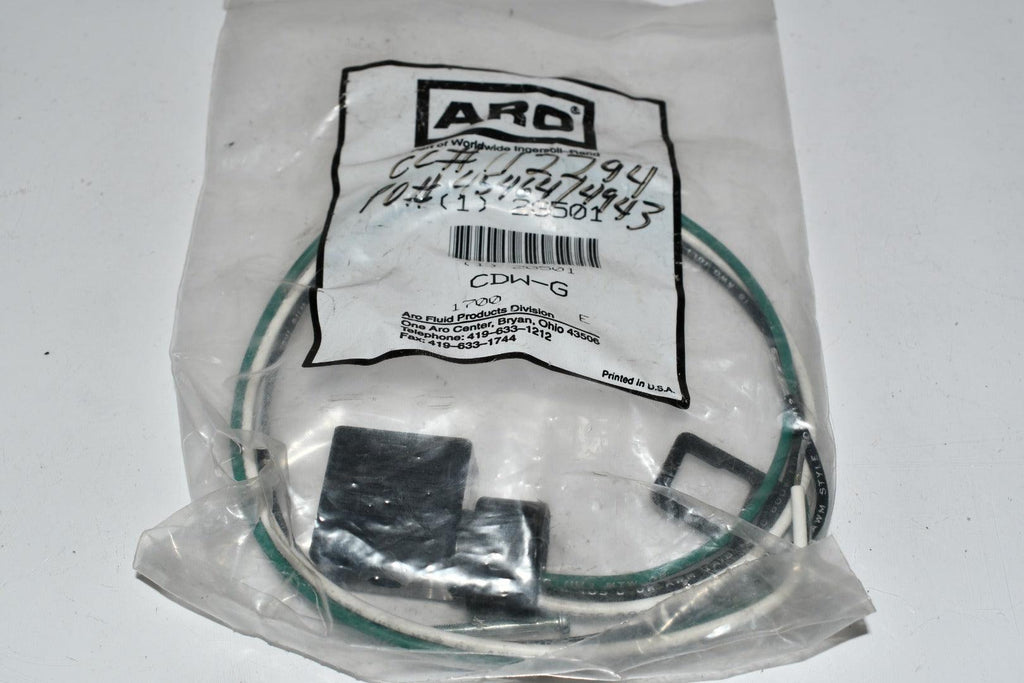 NEW ARO CDW-G SOLENOID VALVE COIL CONNECTOR 18IN LEAD WIRES