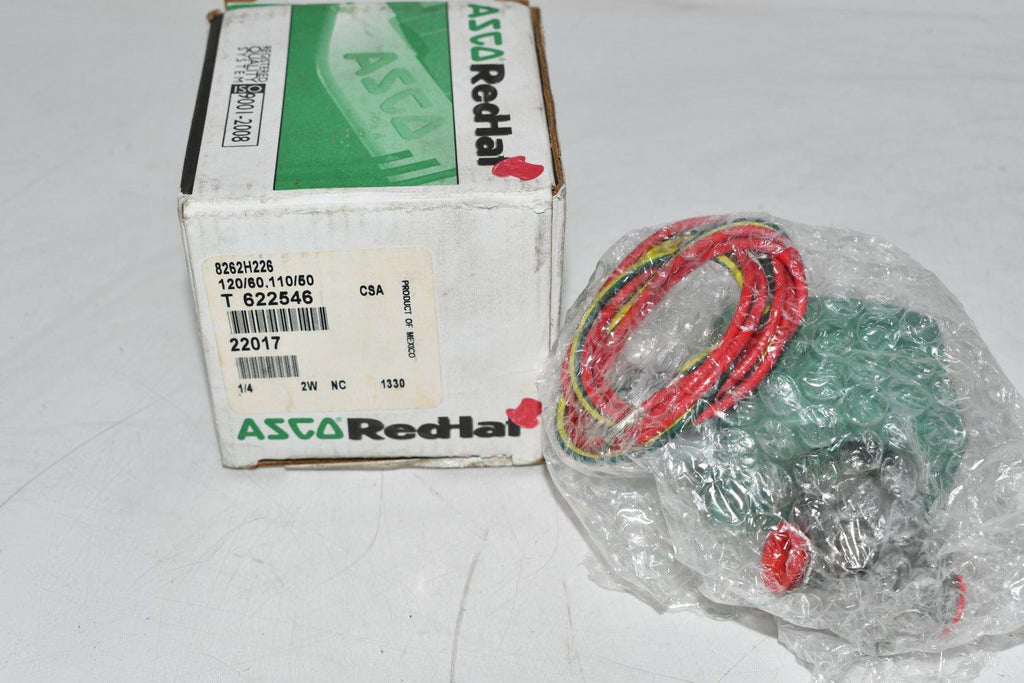 NEW ASCO GENERAL SERVICE SOLENOID VALVE 8262H226 120/60 1/4 2W NC