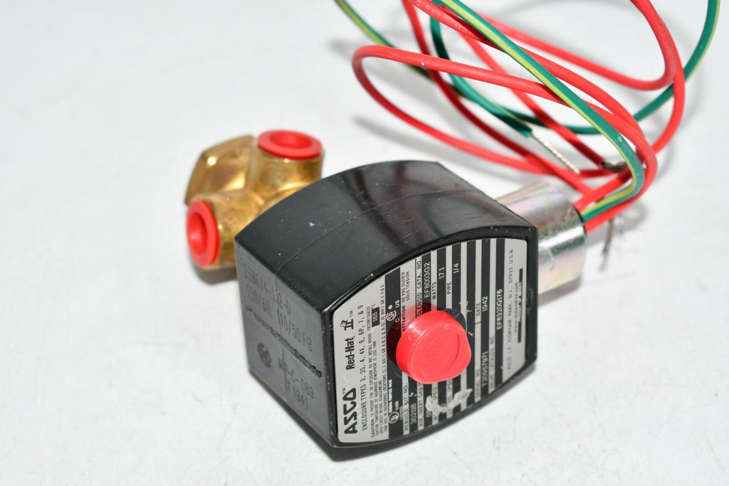 NEW ASCO GENERAL SERVICE SOLENOID VALVE EF8320G176 120/60 Coil 1/4''