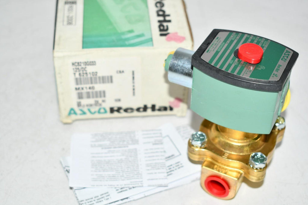 NEW ASCO HC8210G033 Red-Hat Ii 125V-Dc 3/8In Npt Solenoid Valve