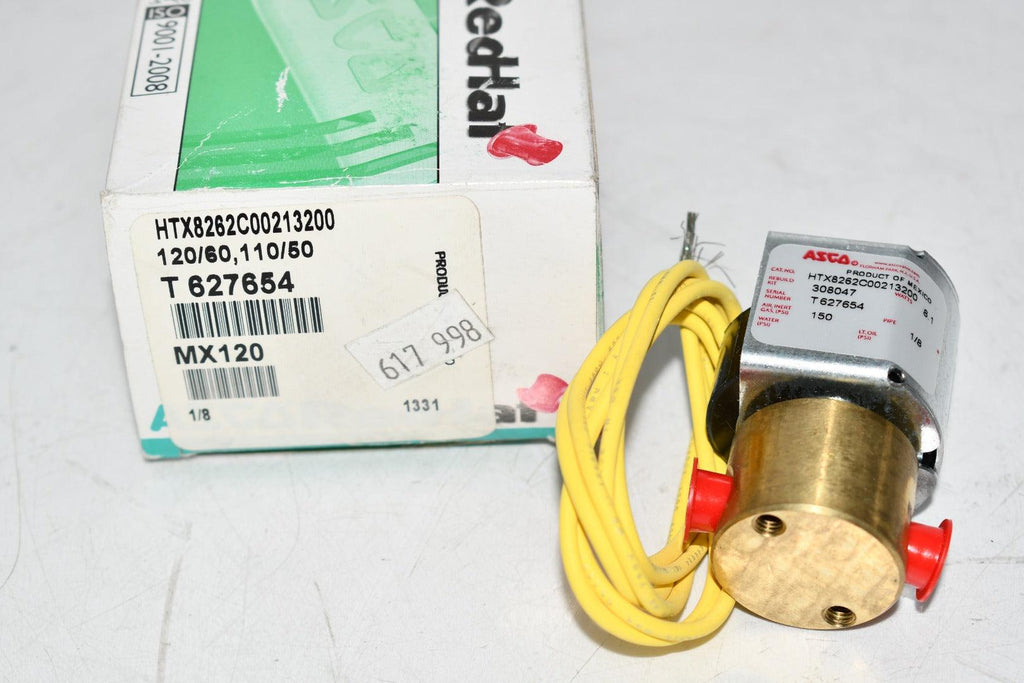 NEW Asco HTX8262C00213200 Solenoid Valve 120/60 1/8''