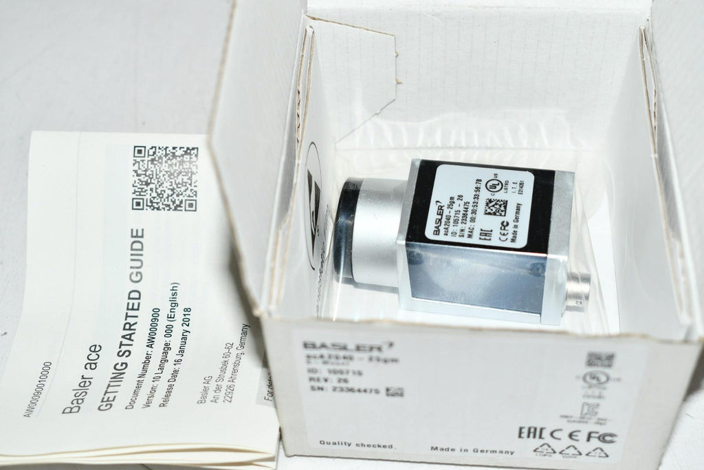 NEW Basler Vision Technologies 105715 CAMERA ACA2040-25GM ACE CLASSIC AMS SENSOR CMV4000