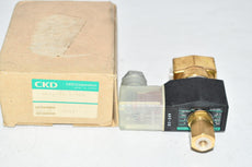 NEW CKD AG31-01-2-02H 24V-DC 1/8IN NPT SOLENOID VALVE