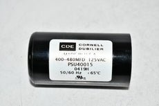 NEW CORNELL DUBILIER PSU40015 Electrolytic Capacitor, Snap-in, 400 �F, 125 V, � 20%, Quick Connect, 5000 hours @ 105�C