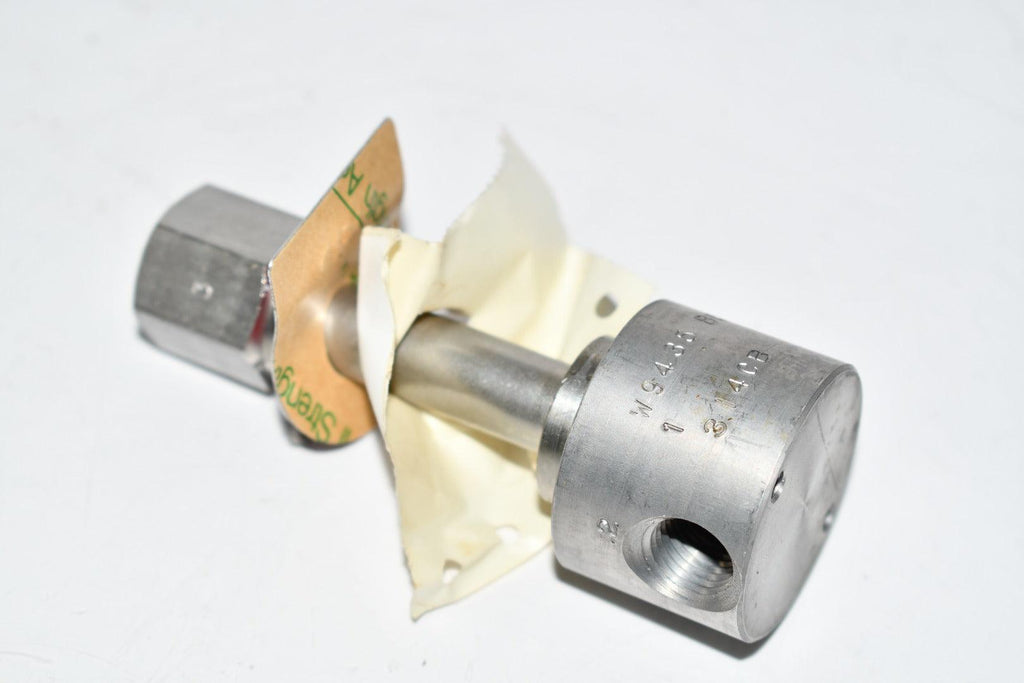 NEW DAYTON 3A429 SOLENOID VALVE W/O COIL 3WAY NC 1/4IN PIPE SS