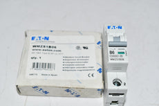 NEW Eaton Cutler Hammer WMZS1B06 CIRCUIT BREAKER, UL1077 MCB B CURVE 1 POLE 6AMP BREAKER