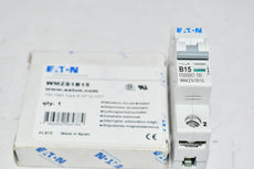 NEW Eaton Cutler Hammer WMZS1B15 CIRCUIT BREAKER, UL1077 MCB 15 AMP B CURVE 1 POLE