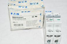 NEW Eaton Cutler Hammer WMZS2C07 Miniature Circuit Breaker 7A 10kA Type C