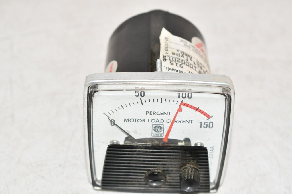 NEW GE 53-100 739214HF1000201A Panel Meter Gage 0-50 Motor Load Current 2-1/2''