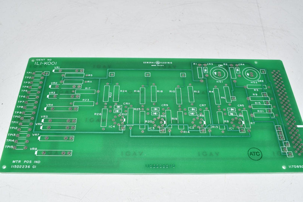 NEW GE ILI-K001 115D2236G1 MTR POS IND PCB Blank Printed Circuit Board