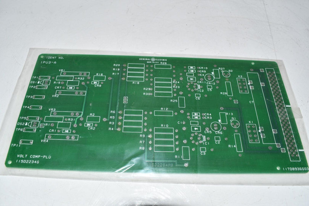NEW GE IPU3-A 115D2234G Volt Comp-Plu PCB Blank Printed Circuit Board