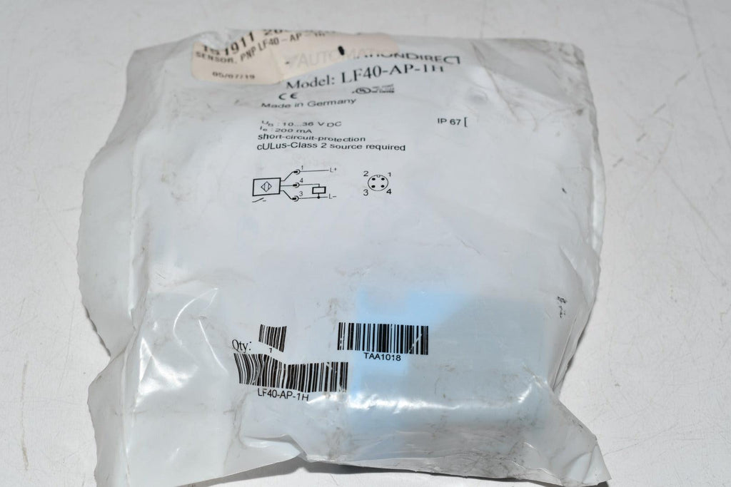 NEW IFM Effector IIT232 Inductive sensor, AM, 30mm diameter, 25mm IIK3025-ANKG/AM/P/US-104-DNS