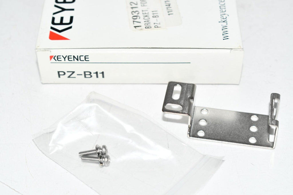 NEW Keyence PZ-B11 Built-In Amp Photoelectric Sensors, Landscape Mounting Bracket