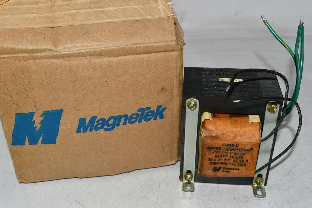 NEW MAGNETEK F-226-U TRANSFORMER 115VAC PRIMARY 24V SECONDARY 60HZ 12AMP