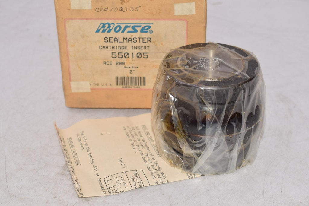 NEW MORSE Sealmaster 550105 RCI 200 Cartridge Insert 2'' Bore