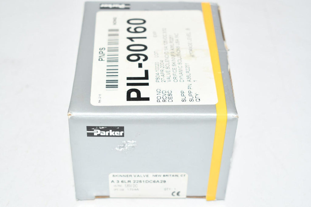 NEW PARKER A36LR2251 SKINNER 250PSI 120V-DC 1/4IN NPT SOLENOID VALVE