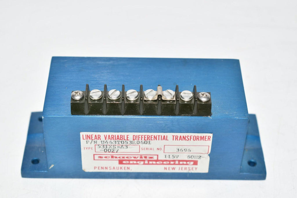 NEW SCHAEVITZ ENGINEERING LINEAR VARIABLE DIFFERENTIAL TRANSFORMER U463T053R0601
