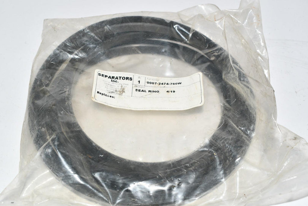 NEW Separators Inc 0007-2474-760W Seal Ring