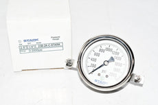 NEW Stark Industries 23B-2K-C Pressure Gauge 2.5'' 2-1/2'' 0-2000 psi 1/4'' NPT