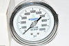 NEW Stark Industries 46S-10K-C Pressure Gauge 4'' 4.00'' Pressure Gauge 1/4'' NPT 0-10000 PSI