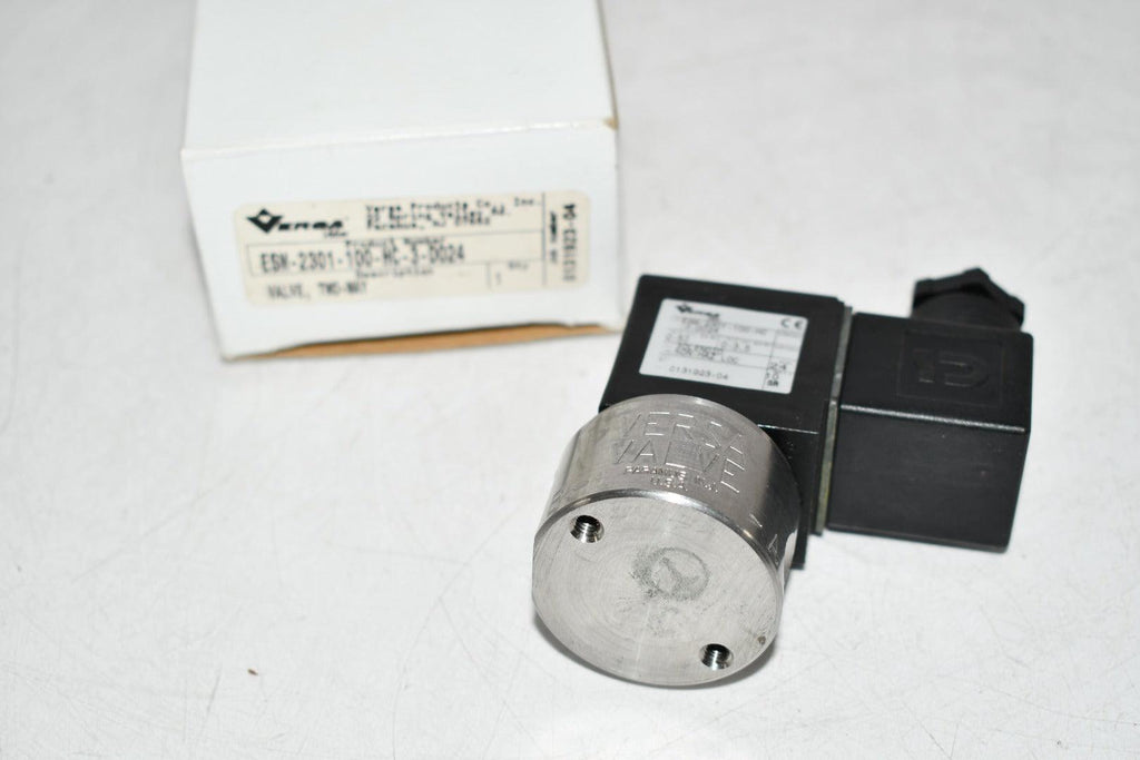 NEW Versa ESM-2301-100-HC-3-D024 Two Way Valve 24V