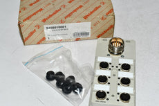 NEW Weidmuller 9456010001 SENSOR ACTUATOR M12 W/ M23 OUTLET SIX FEMALE 5 PORT CONNECTOR