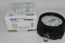 NEW Wika 233.34 52931130 Xsel 4-1/2In 1/2In 0-10Psi Npt Pressure Gauge