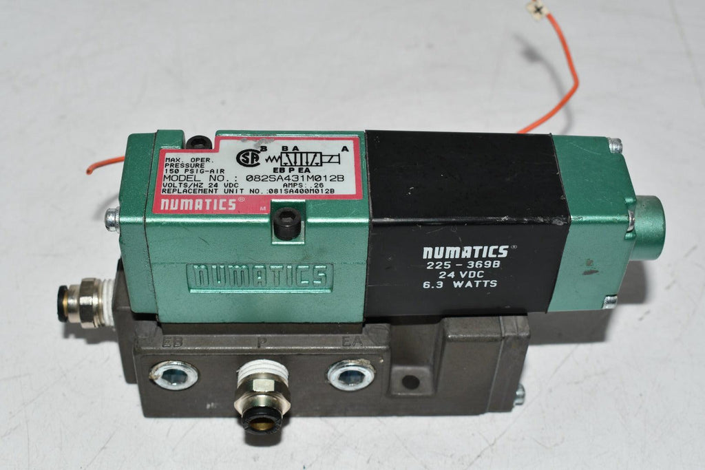 NUMATICS 082SA431M012B Pneumatic Solenoid Valve 150 PSI 24VDC