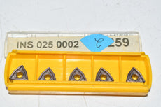 Pack of 5 NEW Kennametal WNMG060408MN KCP10B Carbide Inserts Indexable