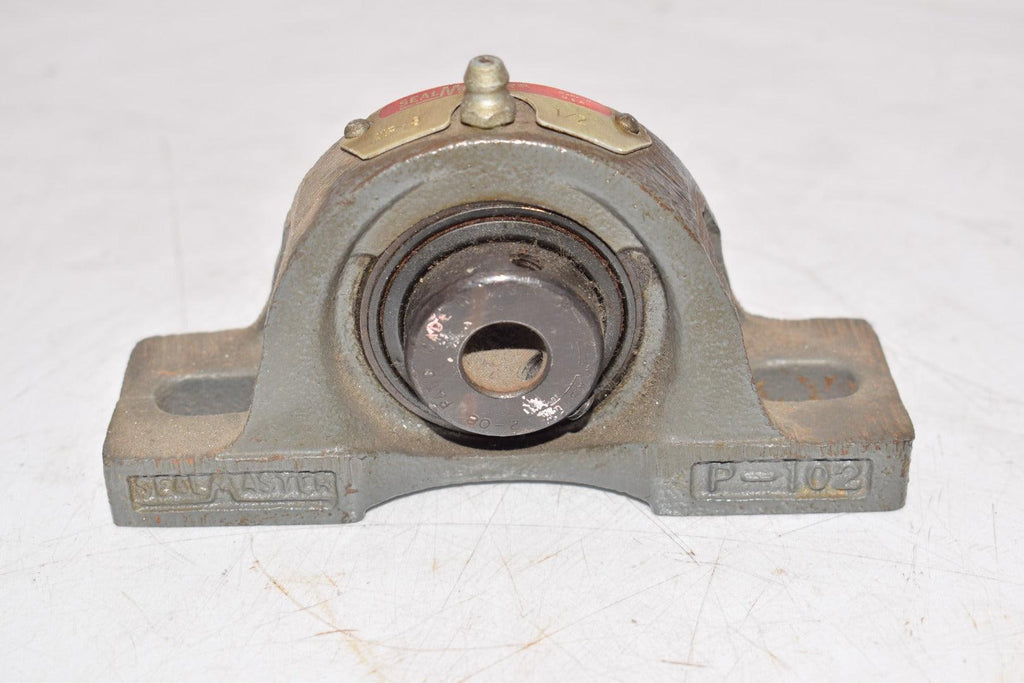 Sealmaster NP-8 Pillow Block Ball Bearing Unit 1/2'' Bore Cast Iron