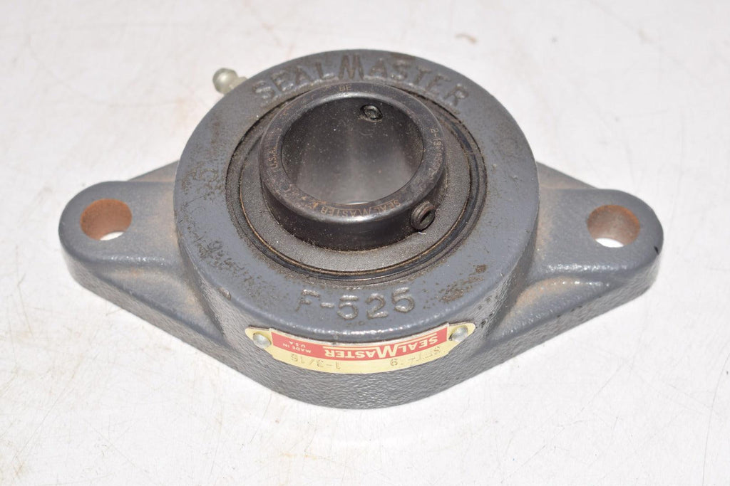 Sealmaster SFT-19 1-3/16'' 2 Bolt Flange Bearing Set Screw Gold Line