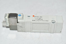 SMC SY5140-5FU Solenoid Valve, Air, 2-Position Single Solenoid, Pilot, 24 VDC, SY5000 Series