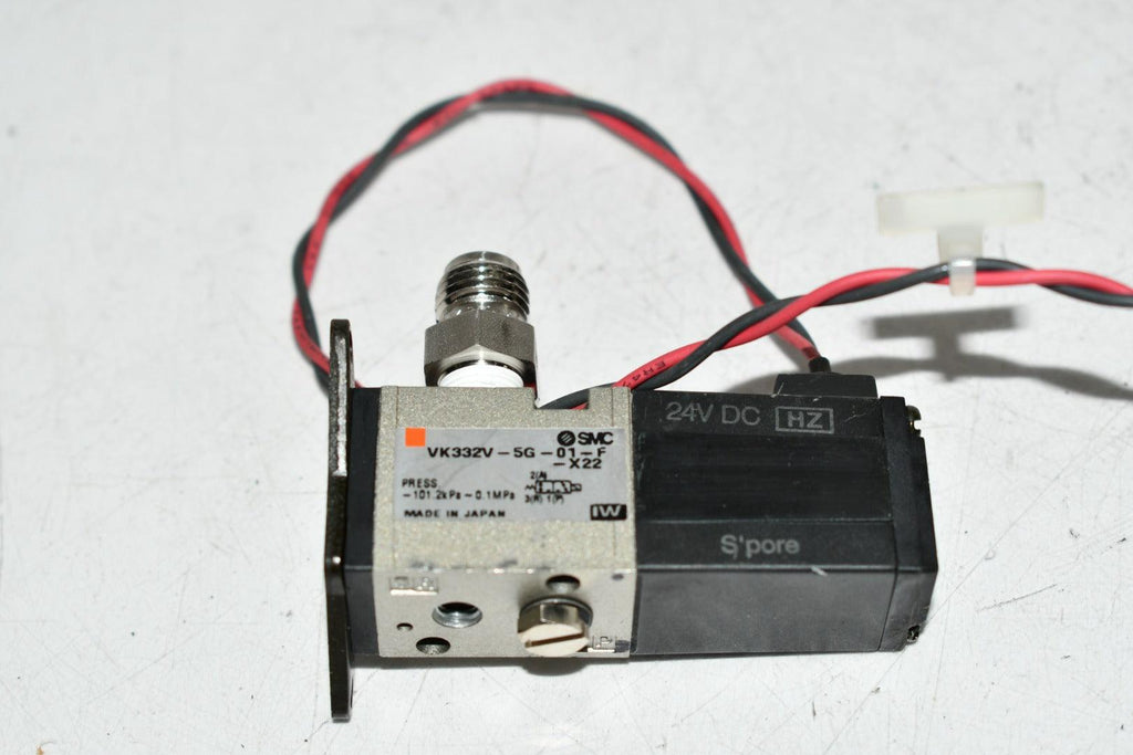 SMC VK332-5G-01-F Vk300, 3 Port Solenoid Valve, Direct Operated Poppet