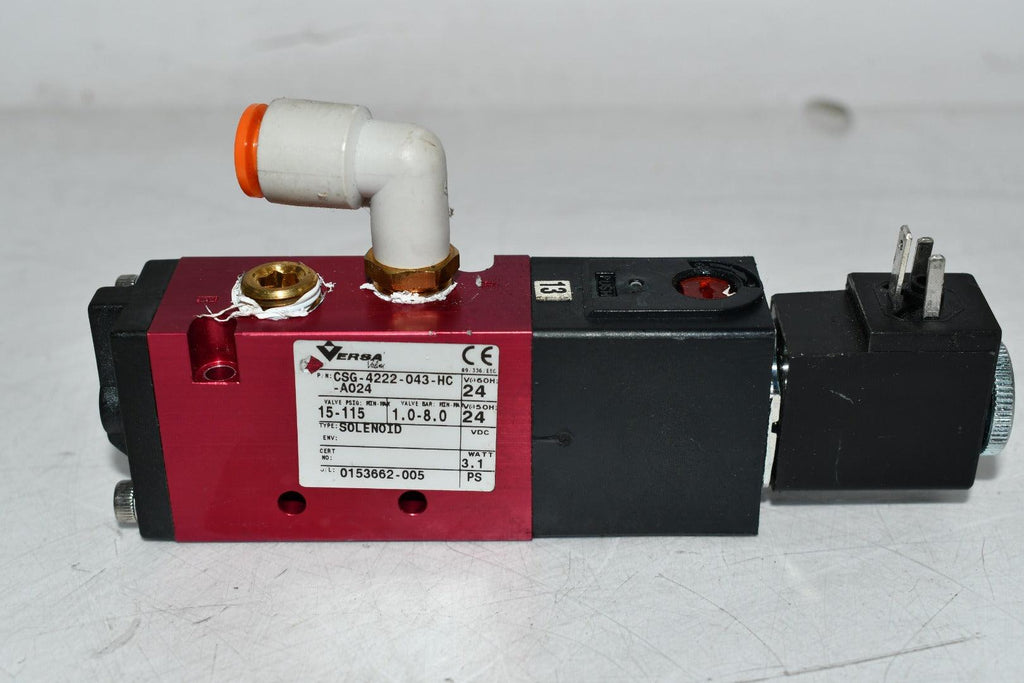 Versa Valves CSG-4222-043-HC-A024 Pneumatic Directional Valve
