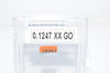 0.1247 NO Go Ring Gauge ZERO Check Gage