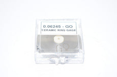 .06245 Go Ring Gage Ceramic Insert Gauge