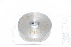 .07845 NO Go Ring Gage Ceramic Insert Gauge