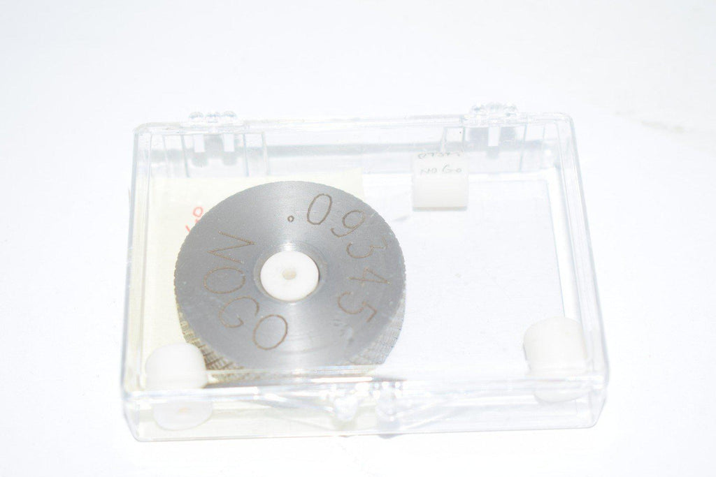.09345 NO Go Ring Gage Ceramic Insert Gauge