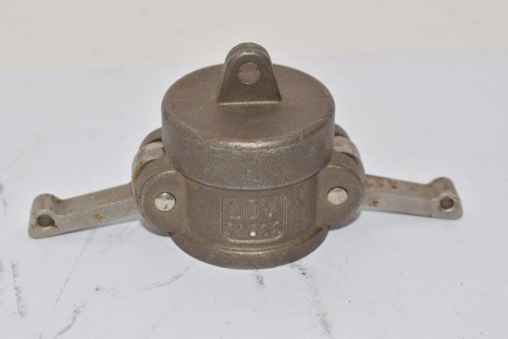 10V 316SS Steel Coupling, 1-7/8'' Outside D, 1-1/2'' Inside D