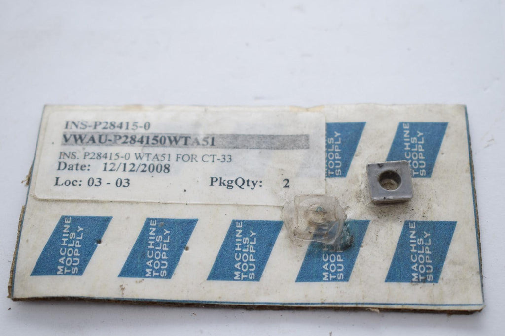 1Pc. P28415-0 WTA51 Carbide Insert Indexable