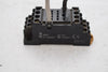 2-M4X10 8 Terminal 35mm DIN Rail Mounted Power Relay Socket Base Holder