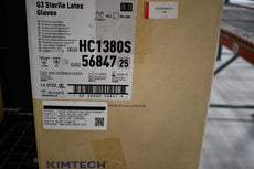 (200) NEW Kimberly Clark 56847 Kimtech Pure G3 Disposable Cleanroom Gloves - Medium, 8 Size, Latex, Textured Surface