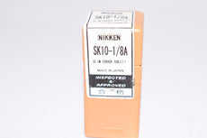NEW NIKKEN SK10-1/8A Slim Chuck Collet, SK10 1/8'' Machinist Tooling Collet