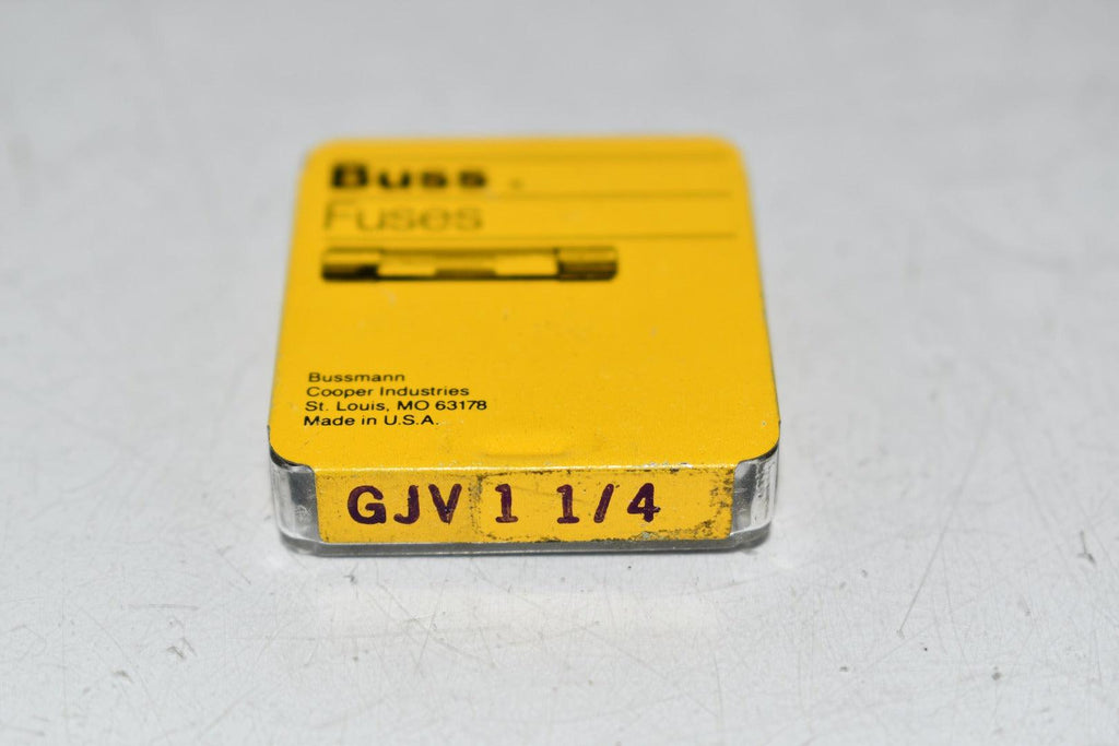 Pack of 5 NEW Bussmann GJV-1-1/4 Fuse 1-1/4