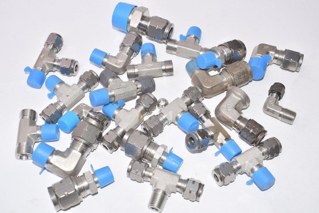 3 LB Lot of NEW Imperial Eastman Stainless Steel Fittings, Mixed Lot, Mixed Sizes
