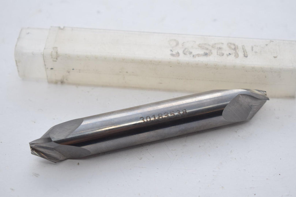 30183538 Solid Carbide Double End Mill Cutter Tooling 3FL 4'' OAL
