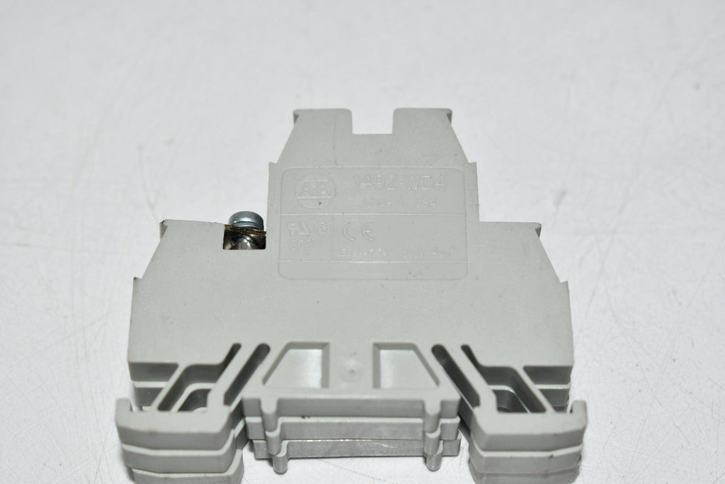 3x Allen Bradley 1492-WD4 DIN Rail Terminal Block 1492-EBD3