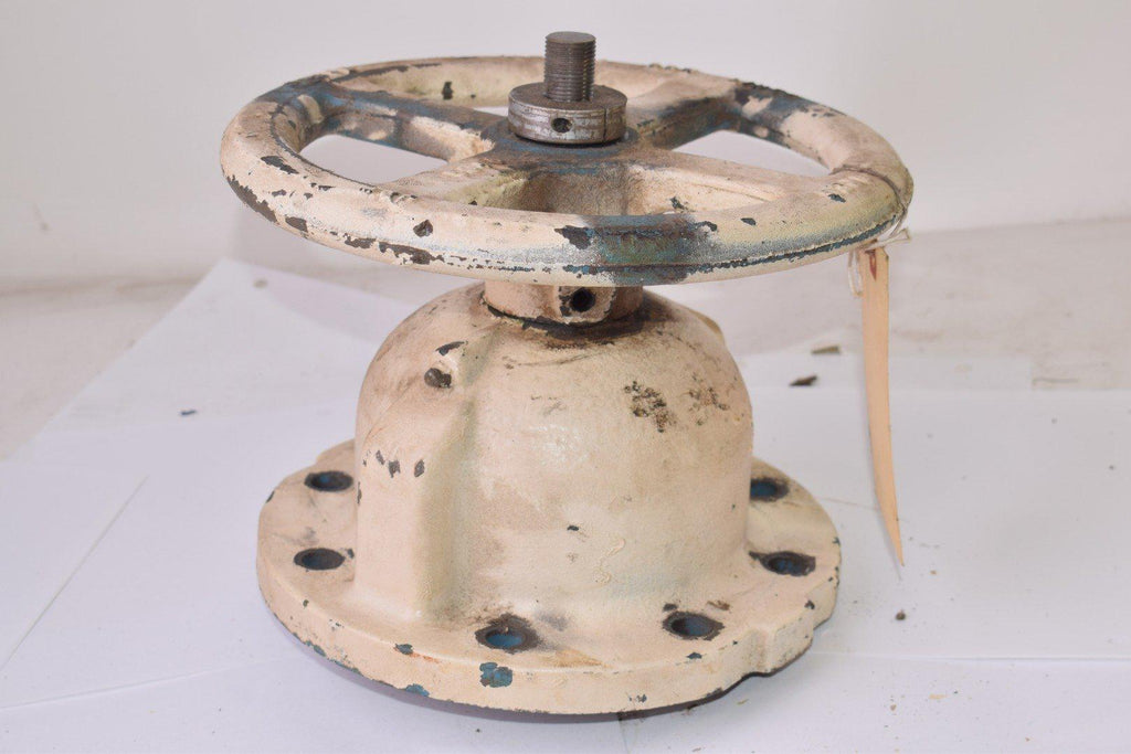 4'' DOW Lined, WP 125, Diaphragm Valve Directional Wheel Top, 5940, Heavy Industrial Steel