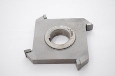 4'' OD Cut Dia Carbide Tipped Milling Cutter 1'' Arbor 0.442'' Thick