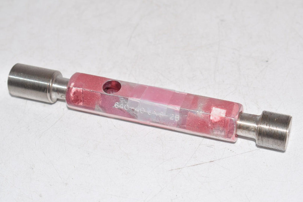 .640-40-UNS-2B Thread Plug Gage Assembly GOPD .6238 x NOGO PD .6281